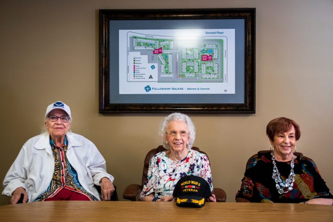 Three female veterans recall serving in WWII and the Korean War at Fellowship Square Historic Mesa